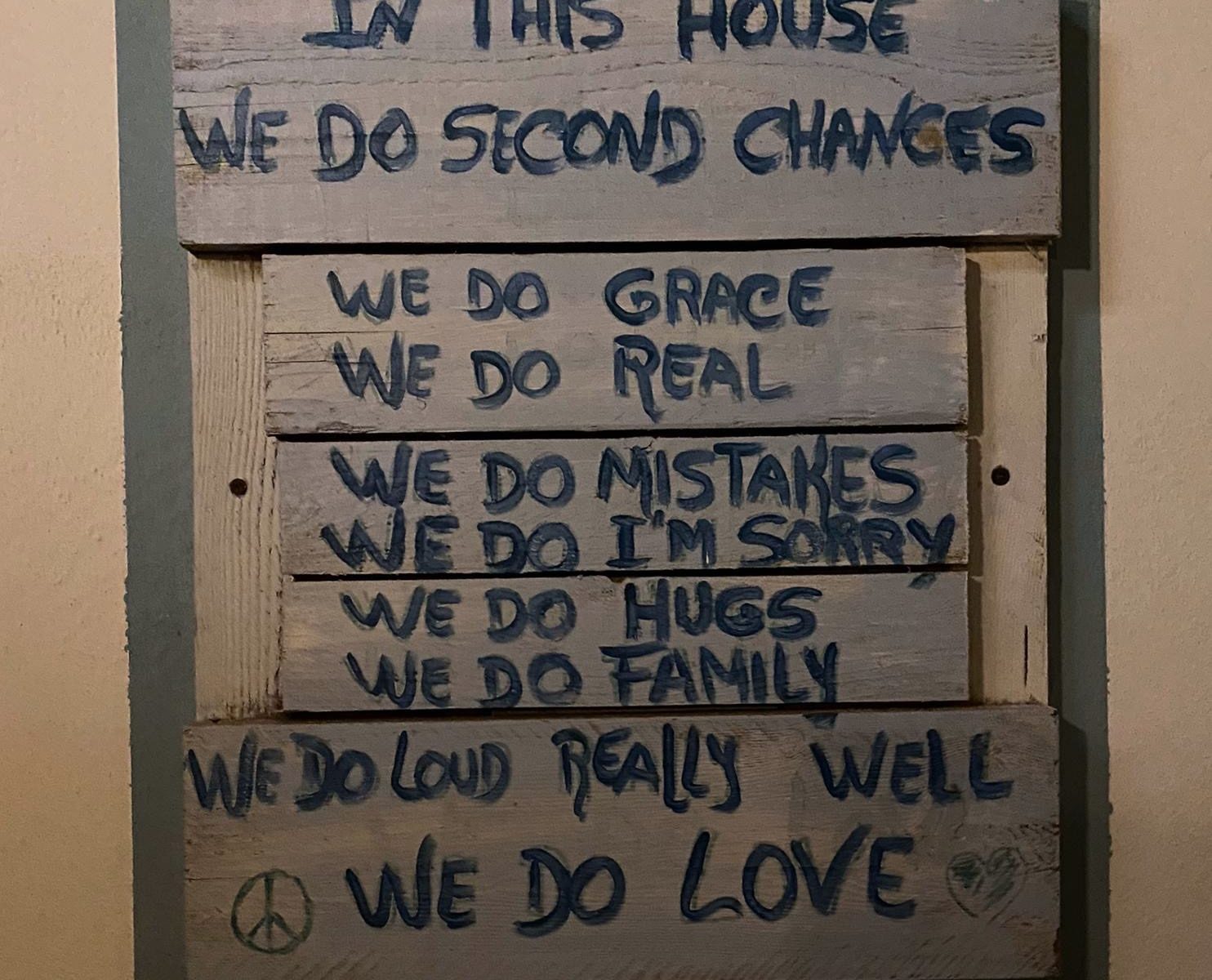 In this house we do...